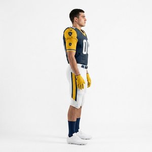 Quick Dry Polyester <b>Material</b> Factory Price Custom American Football Uniform with Custom Logo and Team Numbers Direct OEM Service - Product Image 3