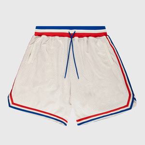 Shorts de basketball Hnz pour hommes, personnalisés, en maille spandex respirante, grandes tailles, imprimés, avec cordon de serrage, vente en gros, style rétro streetwear, vierges - Product Image 4