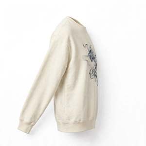 Pull-over col rond imprimé graphique personnalisé, style streetwear, unisexe, décontracté, vintage, avec motif abstrait - Product Image 5