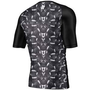 Camiseta de Jiu-Jitsu Brasileño (BJJ) Personalizada para Hombre con Estampado de Serpiente, Mangas Largas, Compilación DIY - Product Image 3