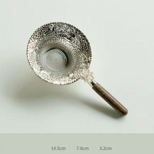 Ensemble de cuillères passoires à thé en laiton de haute qualité, infuseurs à café ronds, ustensiles de service pour l'exportation au prix le plus bas - Product Image 2