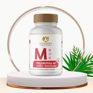 Tabletas de Extracto Herbal Vigoroyal M, Fórmula Ayurvédica Premium con Ashwagandha, Safed Mulsi, Shilajit y Shatavari - Product Image 5