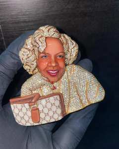 Colgantes Personalizados con Aspecto 3D, Plata 925, Oro Real, Moissanita VVS, Estilo Hip Hop, Joyería Esmaltada, Certificación GRA, Unisex - Product Image 1