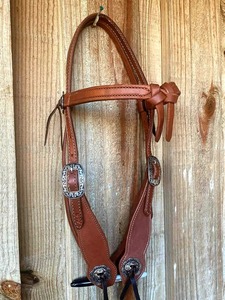 High Quality Genuine Leather/Synthetic Leather Customizable Western Horse Bridle for Riding Equestrian Use OEM Service Custom - Product Image 2