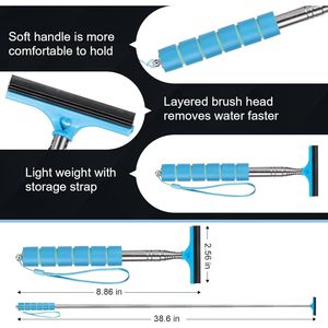 2 Pezzi Tergicristallo Retrattile Universale per Specchietti Auto, Strumento di Pulizia per Specchietti Laterali di Tutti i Veicoli - Product Image 5