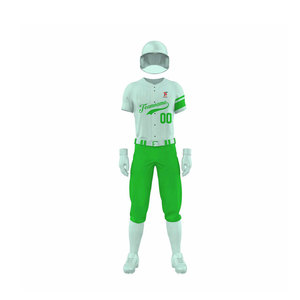 Uniforme de baseball à rayures traditionnelles Solid Trader Ultimate Comfort Dry Fit Engineering avec coutures renforcées résistantes - Product Image 3