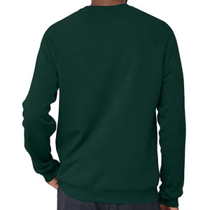 Sweat-shirt à col rond en polaire pour homme, confortable pour l'hiver, en coton mélangé épais et lourd, uni, à manches longues, décontracté - Product Image 3