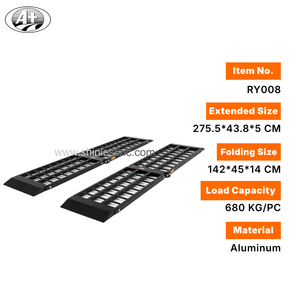 Rampe de chargement pliable en aluminium robuste pour VTT avec capacité de charge de 680 kg pour pick-up - Product Image 2