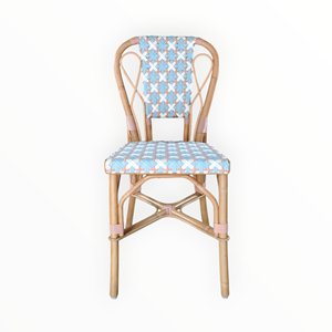 Silla Bistro Más Popular para Cafetería, Restaurante, Espacios Públicos Residenciales - Mimbre Sintético Natural con Garantía de Tejido de 3 Años - Product Image 1