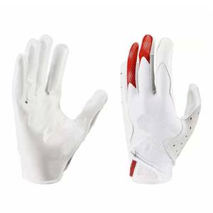 American football gloves for all skill level with high tack flexible <b>stretch</b> material breathable mesh back and soft for improved - Product Image 5