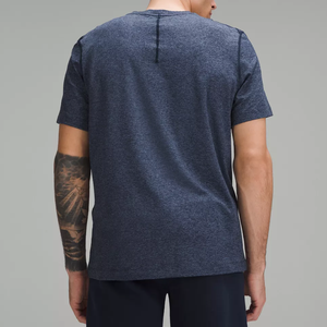 Camisetas de Manga Corta para Hombre, 100% Poliéster, 220g, Tejido Antipilling, Cuello Redondo, Teñido con Hilo, Secado Rápido, Color Sólido, Frente Liso - Product Image 3