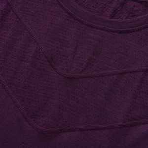T-shirt en jersey de laine mérinos tricoté pour la randonnée et les voyages - Product Image 3