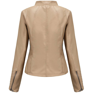 New Arrival Lightweight <b>Women</b> <b>Leather</b> Jackets for Casual Fashion Wear Custom Made Outdoor Winter Clothing <b>Leather</b> Jackets - Product Image 2