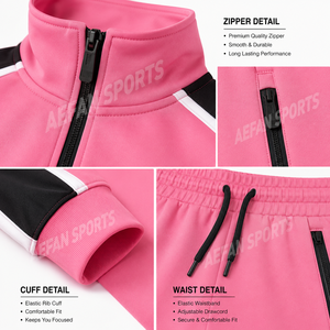 Survêtement d'entraînement unisexe personnalisé pour le football/le basketball avec fermeture éclair, en polyester/coton sublimé respirant, à manches courtes, pour l'échauffement - Product Image 3