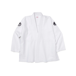 Uniforme de judo blanc unisexe pour adulte, 100% coton, coupe classique, logo brodé, vêtements d'arts martiaux durables - Product Image 1