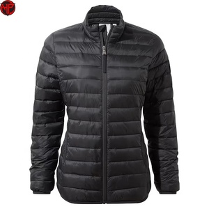 <b>Women's</b> <b>Lightweight</b> Quilted Puffer Jacket Zip Up Stand Collar Waterproof Breathable Winter <b>Coat</b> for Outdoor Travel Jacket - Product Image 4