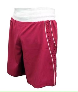 Tenue de boxe haute performance en tissu 100 % polyester, ensemble de tenue de boxe avec logo personnalisé, respirant et léger pour l'entraînement - Product Image 6