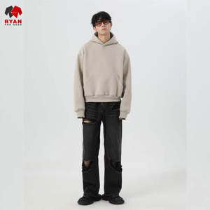 Ryan Pro Gear เสื้อฮู้ดผ้าฝ้าย Custom100 % ใส่สบายระบายอากาศได้ดีสำหรับผู้ชายพิมพ์โลโก้ออกแบบได้ตามต้องการ - Product Image 4