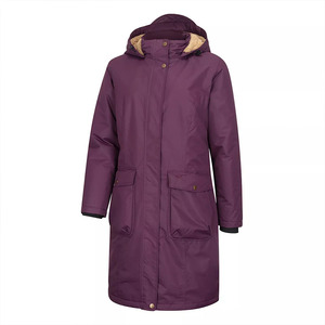Novedad 2026: Abrigo de equitación para mujer con cremallera bidireccional, ajuste de solapa y cintura con instrumento de acero. - Product Image 1