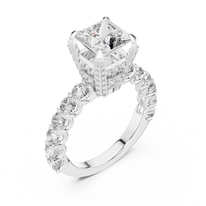 Infinity 925 Sterling Silver Moissanite <b>Diamond</b> <b>Ring</b> Wholesale Fine Jewelry Manufacturer Export Supplier - Product Image 3