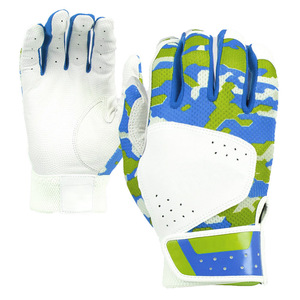 Sports Wear Baseball Battling Gloves For Men's Full Finger Breathable Baseball <b>Batting</b> Gloves With Custom Printed Design - Product Image 1