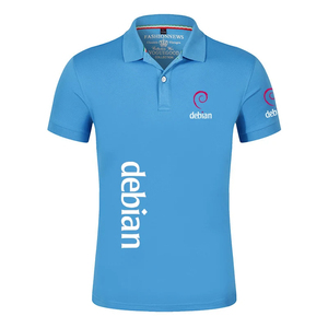 Camisa de Manga Corta de Algodón Blanca para Hombre FASHIONNEWS, con Estampado del Logotipo Debian, Transpirable, Corte Regular, Cuello Clásico, Estilo Hawaiano - Product Image 6