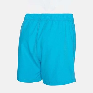 Shorts de Baño para Hombre, Color Azul Sólido, Secado Rápido, Cintura con Cordón Ajustable, Estilo Casual, Corte Medio, Tejido de Poliéster - Product Image 4