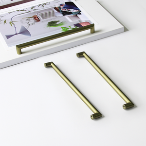 มือจับตู้แบบ T-Bar ผลิตจากโลหะผสมสังกะสีที่เป็นมิตรกับสิ่งแวดล้อม สีทอง สำหรับเฟอร์นิเจอร์ครัว ห้องน้ำ ตู้เก็บของ ลิ้นชัก ตู้เสื้อผ้า - Product Image 3