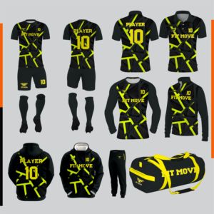Conjunto de Uniforme de Fútbol Personalizado, 100% Poliéster, Jersey Sublimado, Pantalones Cortos, Calcetines, Sudadera con Capucha, Bolsa Deportiva, Unisex para Adultos - Product Image 1