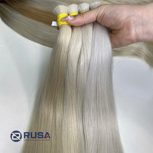 ผมต่อแบบเทป Rusa Hair เวียดนามแท้ เกรดเวอร์จิ้น แบบ Double Drawn  ตรง สีบลอนด์ น้ำตาลเข้ม ขนาด 16-30 นิ้ว ความยาวระดับซาลอน - Product Image 3