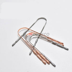 Grattoir à langue en acier inoxydable conducteur de chaleur, rinçage à l'eau chaude, confort amélioré, expérience sensorielle - Product Image 3