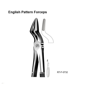 Forceps d'extraction dentaire ergonomiques en acier inoxydable, modèle anglais, par Roboz Tech Pakistan - Product Image 4