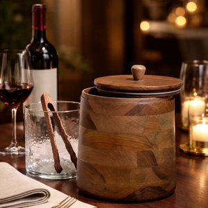 Cubo para almacenamiento de vino, cubo de hielo para barra, soporte para hielo para fiestas, contenedor para enfriar vino, suministros para bar en casa, accesorios para bar. - Product Image 2