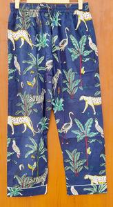 Ensemble de pyjama pour femmes en coton imprimé floral fait à la main, léger, doux pour la peau, séchage rapide, imprimé à la main, shorts décontractés - Product Image 3