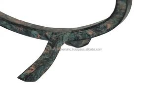 Bougeoir Vintage en Fer Forgé avec Vagues Noires Rustiques Designs Bougeoir Décoratif en Métal pour la Maison Cadeaux de Noël - Product Image 5