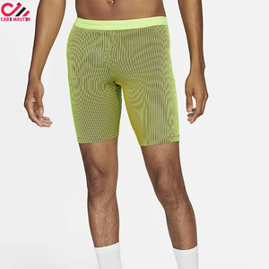High Quality <b>Men</b> <b>Compression</b> <b>Shorts</b> Spandex/Polyester Elastic Waist Casual Mid Quick Dry Sportwear Customizable Best Selling - Product Image 1