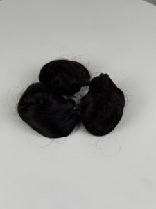 Extensions de cheveux humains en gros, tissées, lisses, noir naturel - Product Image 4