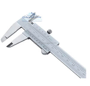 Calibre à pied à coulisse manuel en acier inoxydable à mâchoires longues DAVICON DE-428 - Instruments dentaires de base - Product Image 6