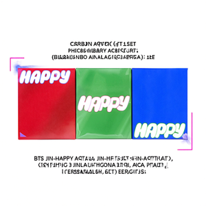 ชุดของขวัญอัลบั้มเดี่ยว Jin-Happy ของวง BTS ประกอบด้วยเพลง Jin-Happy 3 เพลง พิมพ์ลงบนวัสดุกระดาษที่ทนทาน - Product Image 2