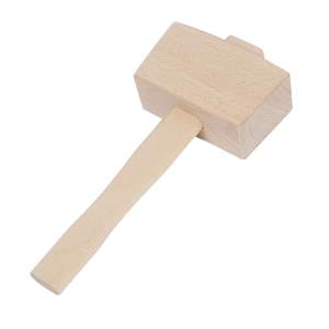 Maillet en bois pour le travail du bois et la sculpture, Outils de bricolage pour la maison et le jardin, Outils à main, Marteaux et maillets - Product Image 5