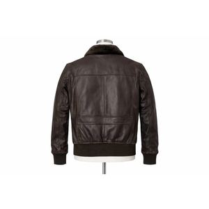 High Quality Vintage Style WW2 US <b>Pilot</b> Genuine Cow Leather Bomber <b>Jacket</b> High Quality Flight <b>Jacket</b> A-2 Style <b>Jacket</b> - Product Image 3