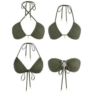 Knitted Beachwear Modern Fashion Premium Customize Beachwear Bikini Sets Factory wholesale Prices - Product Image 1