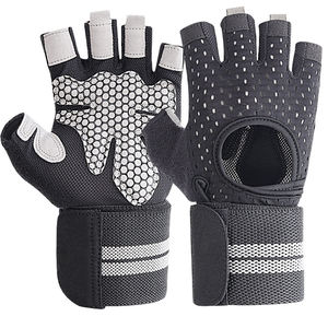 Guantes Profesionales con Soporte para Muñeca, Transpirables, que Absorben la Humedad, Ajuste Cómodo, Guantes de Gimnasio para Hombre, Guantes de Fitness - Product Image 1