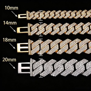 Most Selling 925 Silver Moissanite Cuban Link Chain Iced Out <b>Necklace</b> <b>for</b> <b>Men</b> Women Luxury Hip Hop Jewelry Available <b>For</b> Sale - Product Image 4