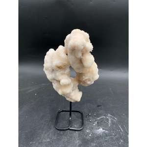 ตัวอย่างแคลไซต์หิมะธรรมชาติจากอินโดนีเซีย พร้อมขาตั้งเหล็ก สำหรับตกแต่งผนังและชั้นวางของ ใช้สำหรับสะสม - Product Image 4