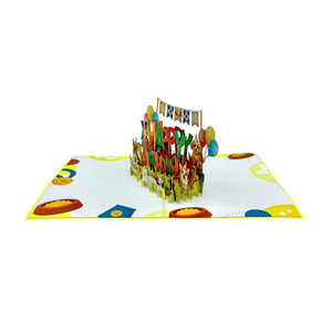 Meilleur prix, carte pop-up pour chien, joyeux anniversaire, carte de vœux 3D, tendance du moment, artisanat en papier moderne fait à la main - Product Image 2