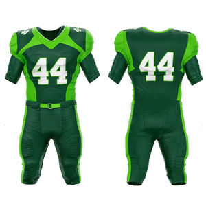 Uniformes de Fútbol Americano Personalizados Profesionales con Nombre y Número del Equipo, para Hombres Adultos, Impresión en Serigrafía, Poliéster Transpirable y Cómodo - Product Image 1