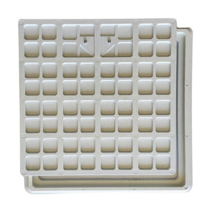 24x24 Inch Square FRP Manhole Cover Solid <b>Top</b> 3Ton <b>Load</b> Capacity Heavy Duty UV Resistant Composite Access Cover for Construction - Product Image 2