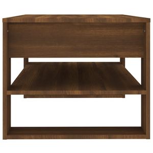 Tavolino da caffè in legno ingegnerizzato color rovere marrone medio - Product Image 4