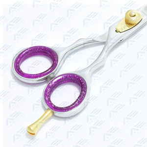 Ciseaux de barbier pour salons et professionnels de la coiffure, ciseaux à cheveux professionnels en acier 440C, précision et durabilité - Product Image 6